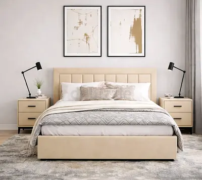 Brand new Queen size bed with mattress king size bed double bed family bed Queen bed storage bed