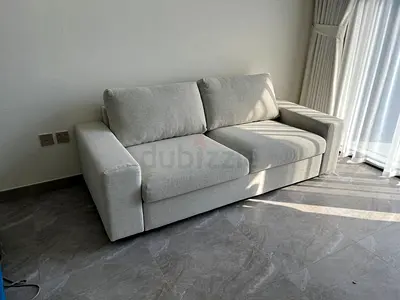 Two seater sofa bed with mattresses IKEA vimle