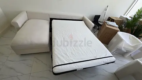 IKEA Gronlid L sofa bed with storage beige