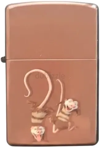 Zippo-style Lighter with Monkey Design (Vintage Look) 37