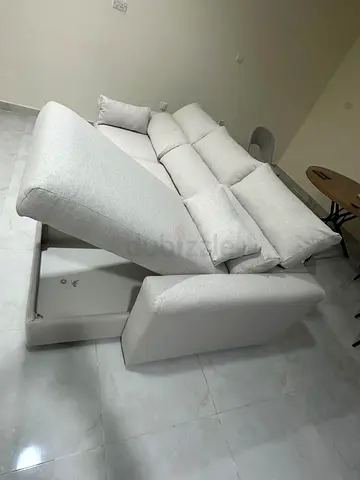 Perfect Like new Condition IKEA Eskelstuna Sofa Bed with Storage beige