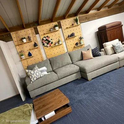 Pottery Barn High Quality L shape sofa