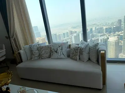 Minimalist 3-seater Sofa+ 1 seater+1 seater+ marble coffe table in Light Beige with Cushions -