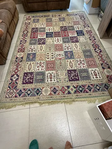 Used patterned area rug - good condition