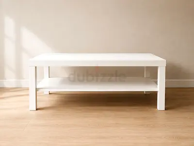 Rectangular Table With a Lower Shelf