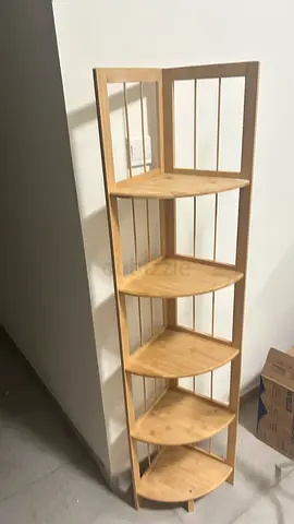 5-Tier Bamboo Corner Shelf / Storage Rack