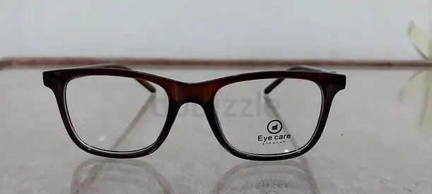 Eye Care Dark Brown Square Optical Eyeglasses Frame