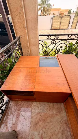 Modern Wooden TV St Coffee/Side Table Set