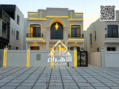 Luxury classic villa for sale in Al Zahiyah area, Ajman - prime location near Sheikh Mohammed Bin Zayed Road - price includes all registration and own