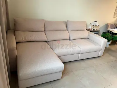 Eskilstuna L shape sofa bed under storage
