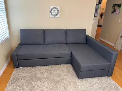 IKEA Gray Friheten L-shaped sofa combed-10/10