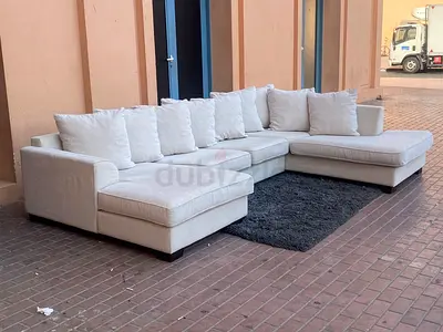 Perfect Condition The One Kingston Sectional U Shape Sofa Beige