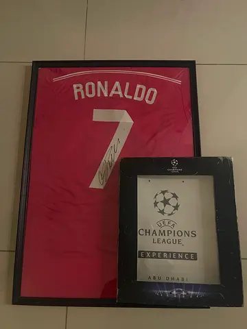 Signed Cristiano Ronaldo 14/15 Real Madrid Away Jersey