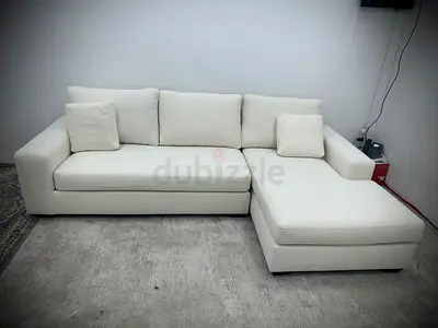 As perfect condition pottery barn lshape sofa