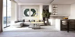 Binghatti Hillcrest 1BR | Furnished | Skyline & Pool View