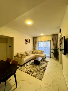 One bedroom and living room furnished with VIP furniture | All bills included | Everything furnished