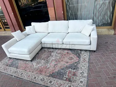 Almost New the Loom Collection L Shape Sofa