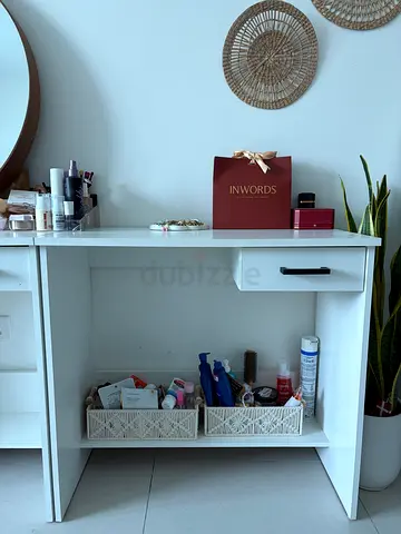 White dressing table / vanity desk