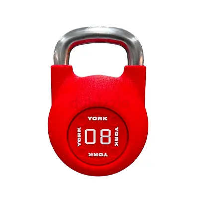 York Pu Competition Kettlebell 8Kg Red - Brand New