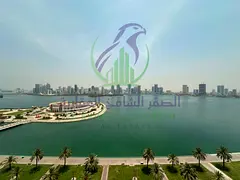 Three Bedroom Apartment with Living Room Including Contract Attestation for Annual Rent in Al Majaz 