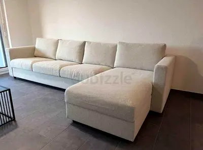 Great Condition IKEA Vimle Four Seater L Shape Sofa Beige with storage