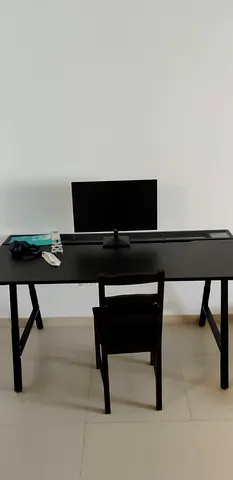 IKEA UTESPELARE Black Desk