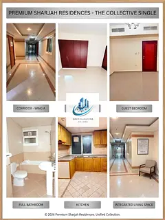 Premium class 1bhk in Fully Family building Near Sahara center Al nahda Sharjah 1Room with cupboard