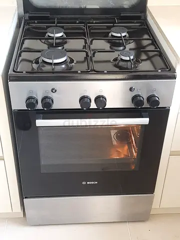 Bosch Brand Latest Model 4 Burner Full Gas Cooker Size 60 X 60cm