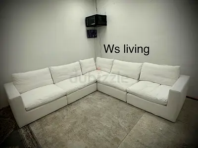 White color ws living modular sofa