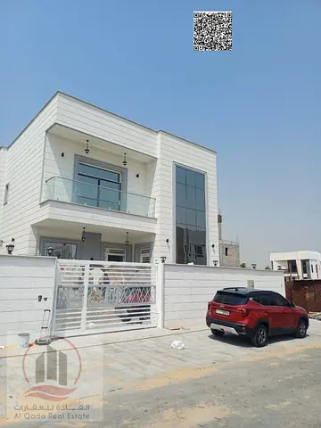Villa for sale in Ajman, Al Zahia, 5 master bedrooms, majlis, living room, maid's room, freehold ownership for all nationalities, bank financing avail