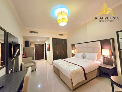Modern Fully Furnished Studio | Open View | Siraj Tower | Premium Amenities