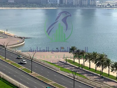 Luxury 4-bedroom apartment in Al Khan with sea view, maid’s room, 5 bathrooms, free AC, automatic parking, gym and swimming pool