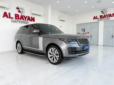 رنج روفر اس اي supercharged ابيض/ احمر 2018 (خليجي)