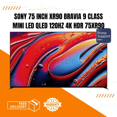 Sony 75 Inch XR90 BRAVIA 9 Class Mini LED QLED 120Hz 4K HDR Smart TV 75XR90