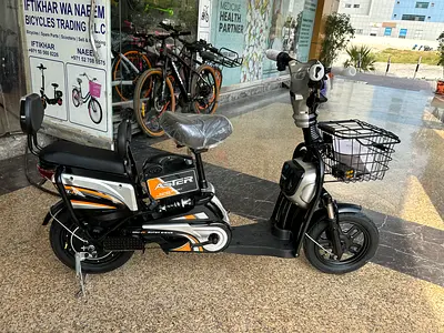 Aster Electric Scooter with Basket and Backrest - Good Condition