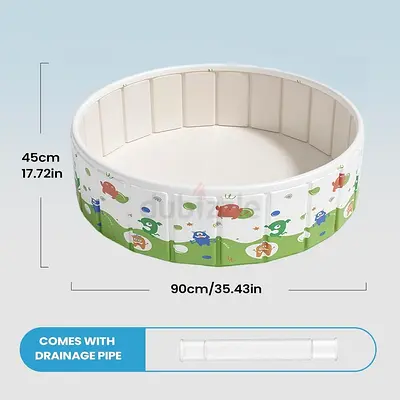 3335 - SLEEPHEAD® Kiddie Pool Foldable – High-Performance Modern Bath Tub Pet Wading, Lightweight