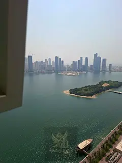 Luxury Two Bedroom Apartment for Annual Rent in Al Majaz 1 Direct Sea View Two Master Bedrooms Balco
