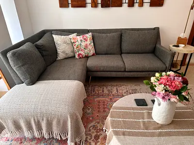 West Elm L Shaped Sectional Sofa