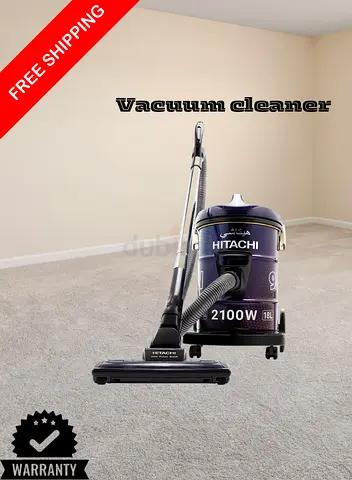Hitachi CV-955N Drum Vacuum Cleaner – 2100W, 18L, Aero Power Brush