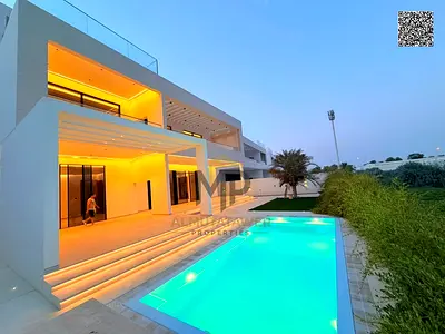 Luxury villa for sale in Al Zorah, Ajman | Beachfront | High-end finishes and luxurious design | Freehold ownership for all nationalities | Includes e