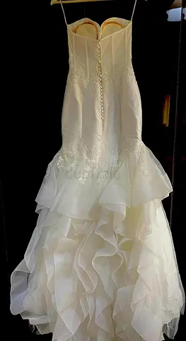 Mermaid wedding dress, size 10