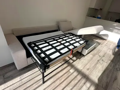 Ikea vimle L shape sofa bed Beige