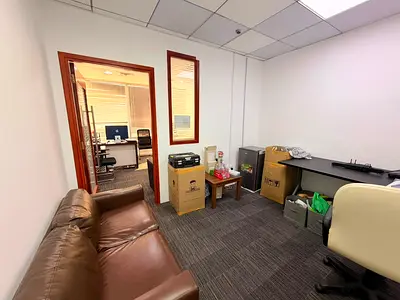 300 sft fully furnished Office with partition