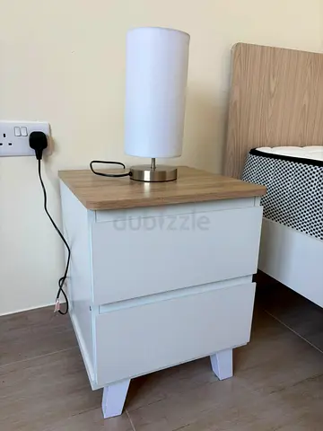 Nightstand + Touch Lamp