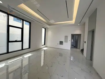 Luxury villa for rent in Al Yasmin, Ajman. First occupancy. 6 bedrooms + spacious living room and majlis + central air conditioning + prime location n
