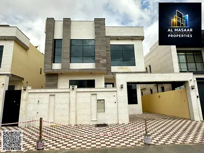 Spacious villa for sale in Al Yasmin – Two floors + roof | 5 master bedrooms | Includes air conditi