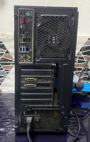 Used Desktop Tower with Dedicated GPU and Multiple I/O Ports