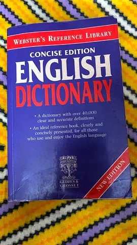 Webster's Concise English Dictionary - Compact Reference (Used)