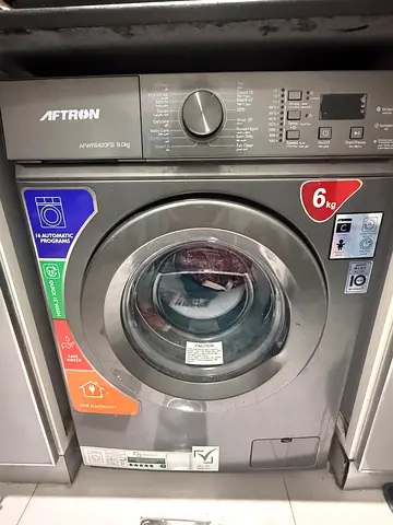 Afton 6kg Front Load Washing Machine - New and very good Condition