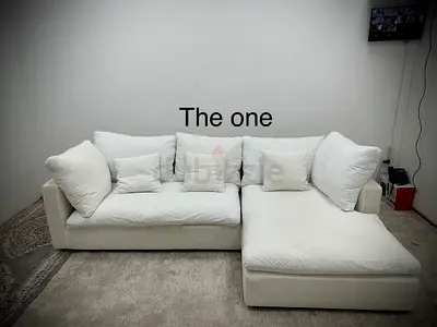 Like new condition the one brand lshape sofa